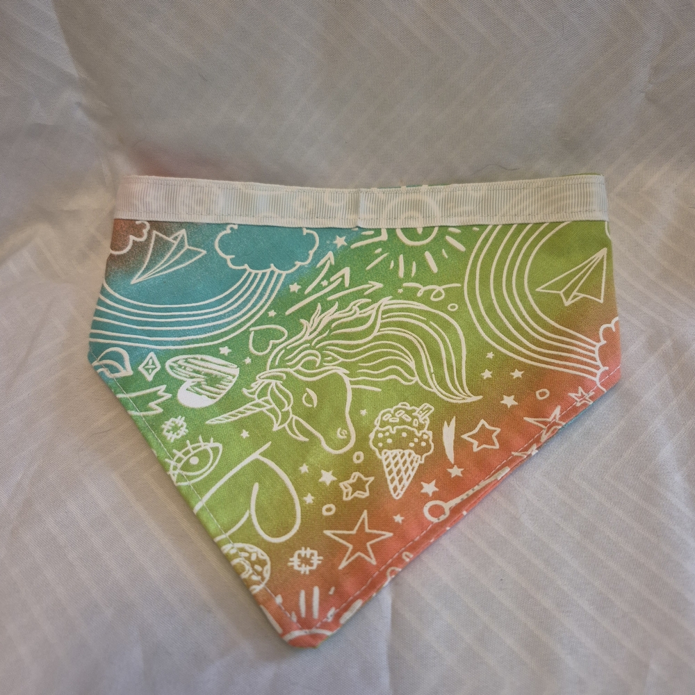 Colorful Unicorn Kids Bandana